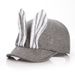 Cappello a tesa morbida per bambini, primaverile e autunnale, con orecchie di coniglio, cappello da sole con orecchie lunghe, per neonati, personalizzato, a forma di cartone animato, con becco d'anatra_voghion.com
