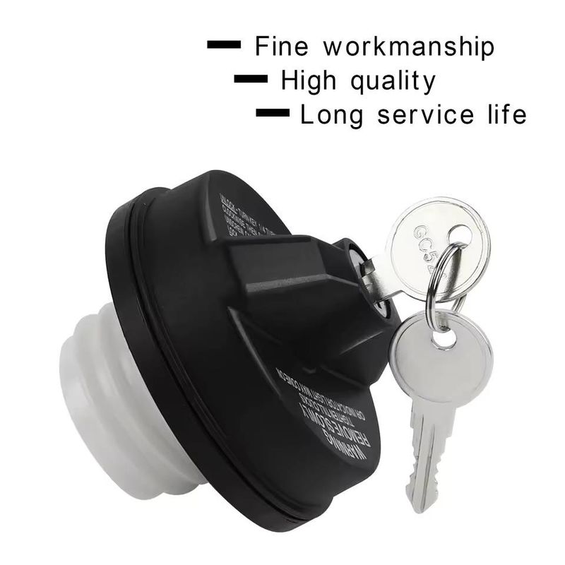 Tampa de tanque de combustível com trava de gás 77300-47020 com chaves para Chevy, Toyota Tacoma, Ford, Nissan, Honda, GMC, Infiniti, Mazda, Buick, Cadillac_voghion.com