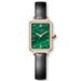 Elegant Retro Square Women's Watch Vintage Korean Style Waterproof Quartz Wristwatch With Minimalist Design_voghion.com