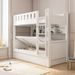 Thickened Solid Wood Bunk Bed With Desk Integrated Sturdy Structure Eco-Friendly Materials For Safety And Durability Generous Storage Capacity_voghion.com