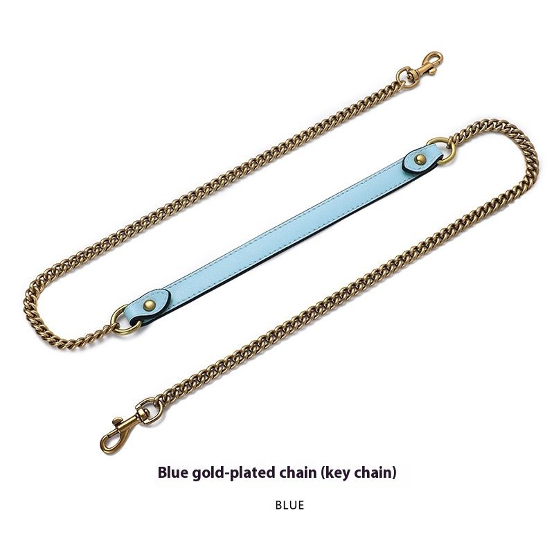 Nahast õlarihmaga kettkott, ühe õlaga naiste kott, vahetuskoti rihma tarvikud_voghion.com