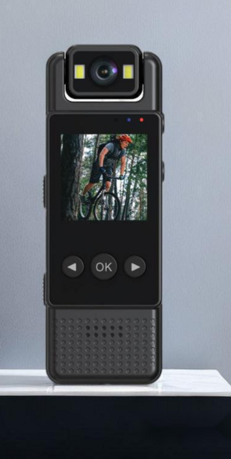 Professional Video HD Wearable Sports Camera WiFi Riding Law Enforcement Recorder With Built-in Screen_voghion.com