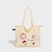 Drawstring Canvas Bag 2025 Fall/Winter New Women's Versatile Shoulder Bag Tote Bag_voghion.com