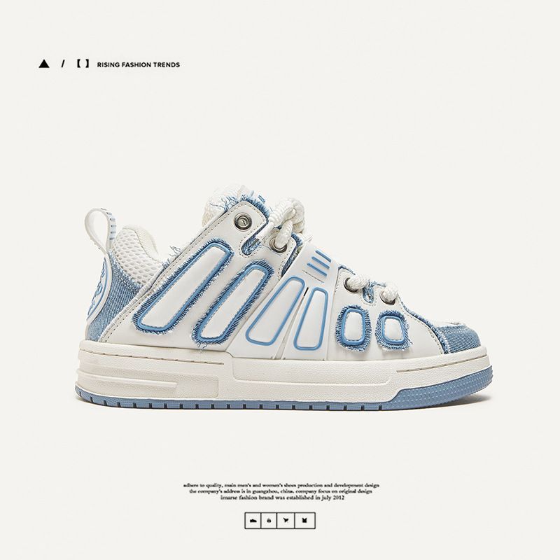 Moda maschile Street trend style board Scarpe con doppi LACCI pane_voghion.com