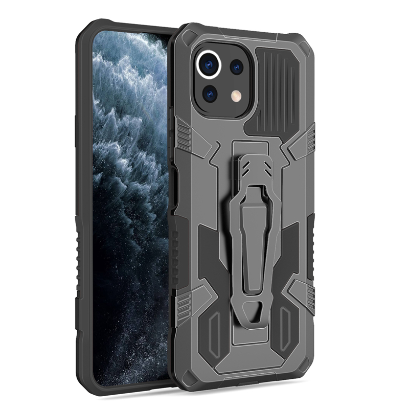 Stoßfeste Hülle für Xiaomi Mi 11 Lite 5G NE 11T 10T 11i Poco F3 X3 M3 M4 X4 Pro Gürtelclip-Abdeckung für Xiaomi 11 Lite 5G NE_voghion.com