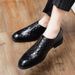 Pánské obchodní neformální šaty Oxfords formální šněrovací boty pro kancelář, večírky a každodenní nošení_voghion.com