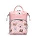 Matinny Spring Trendy Backpack Diaper Bag For Moms – Spacious, Anti-Bacterial & Ergonomic, Cute Animal-Print PU Tote For Baby Essentials_voghion.com