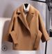 New Woolen Coat For Women's Autumn And Winter Woolen Coat Short Cape With Waistband_voghion.com