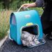 Mochila/Cage Portátil para Transporte de Animais de Estimação, Ideal para Cães e Gatos, ideal para Uso Externo._voghion.com