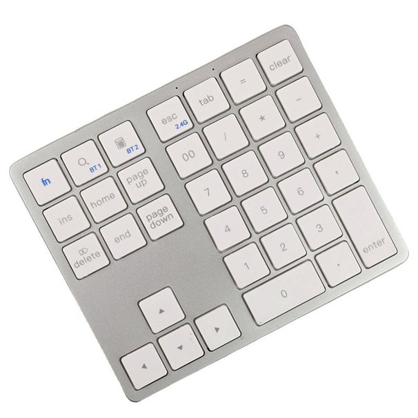 Neue K35 Drahtlose Bluetooth Dual-modus Numerische Tastatur 35-taste Lade Mini Tastatur Universal Bluetooth Tastatur_voghion.com