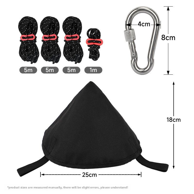 Camping Link Outdoor Canopy Mongolian Yurt Waterproof Cap Tent Rope Climbing Buckle_voghion.com