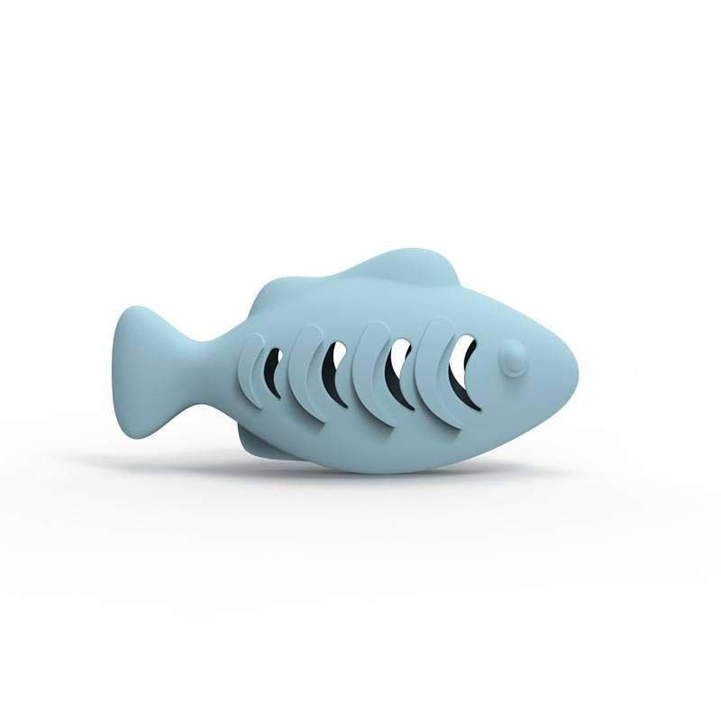 Fish Shape Silicone Interactive Cat Toy_voghion.com