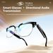 Smart Bluetooth Glasses With Blue Light Filter & UV Protection, Wireless Audio Sunglasses With Interchangeable Lenses, Voice Control & Translation_voghion.com