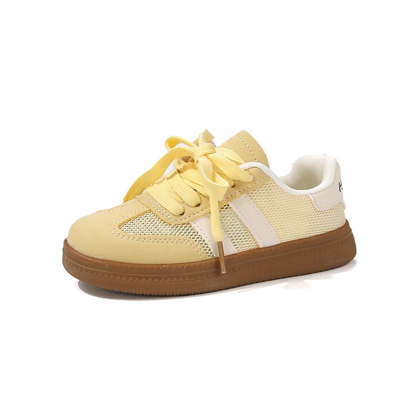 Mother & Kids Children's Shoes Spring And Summer New Boys And Girls Single Mesh Hollow Board Shoes Soft Bottom Breathable Baby Mesh Shoes_voghion.com