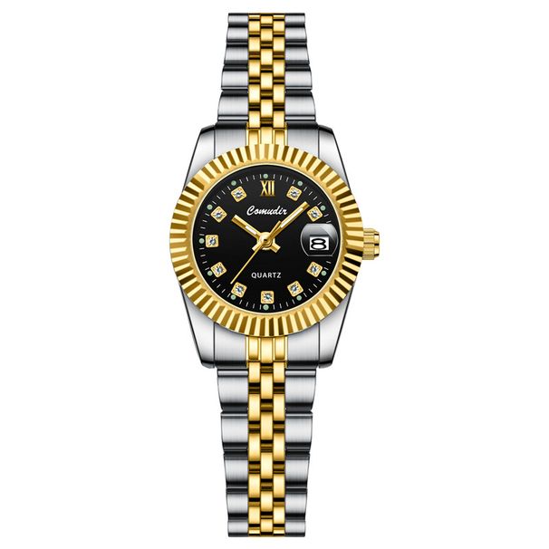 New Couple Watches For Men And Women: A Pair Of Glow Calendar Waterproof Leisure Quartz Watch_voghion.com