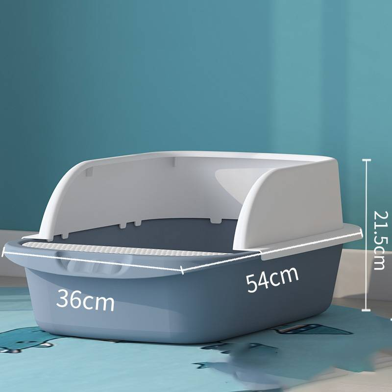 Cat Litter Boxes Fully Enclosed Cat Litter Box Splash Proof Large Fully Enclosed Cat Toilet Litter Box_voghion.com