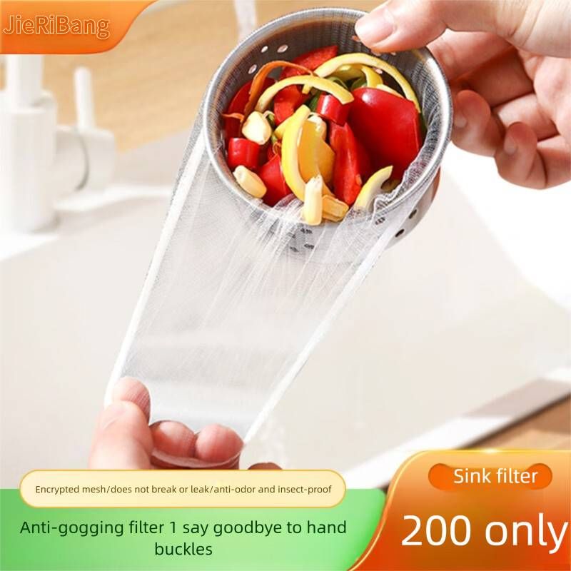 ​​Sink Strainer Bags - Disposable, Fine-Mesh & Universal Fit For Kitchen Drains_voghion.com