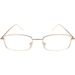 Gentle Temperance Style Gold Wire Glasses, Rectangular Narrow Frame For Men And Women, Suitable For The Prevention Of Myopia_voghion.com
