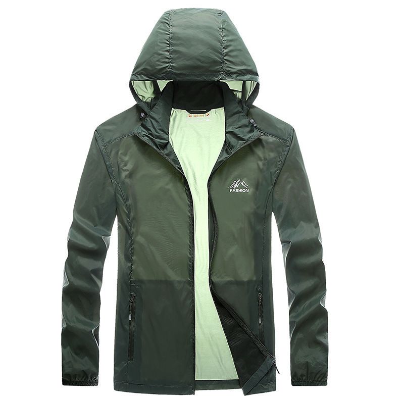 Men's Outdoor Sports Sunscreen Windproof Spring/Summer Ultra thin Breathable Skin Clothing 7878_voghion.com