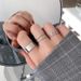 2022 New Personality Hip Hop Japanese And Korean Open Adjustable Index Finger Knuckle Rings Minimalist Style Ring Set Of_voghion.com