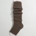 Stulpen für Damen, Herbst und Winter, gestrickte weiße Socken, passende Socken für Schneestiefel, flauschige Socken, Wadenstrümpfe, lange Wintersocken_voghion.com