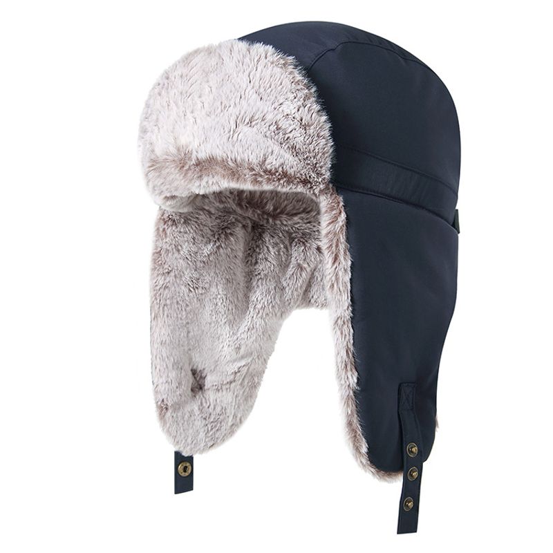 Trapper Hats Winter warm hats men's and women's outdoor Lei Feng hats cold and water resistant with wool thickened ear protection ski hats_voghion.com