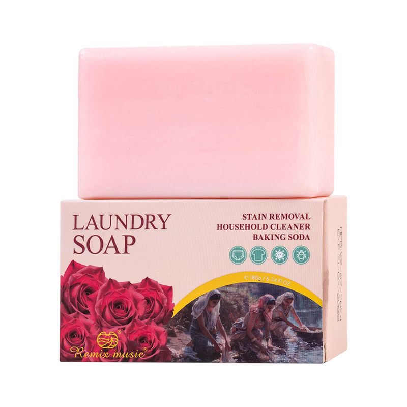 Zeep Rose Essentiële Olie Zeep 180g Zeep Wasmiddel Antibacteriële Whitening Baking Soda_voghion.com