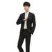 CT Men's Slim Fit Business One Button Tuxedo Suit With Pants Groomsmen Outfit_voghion.com