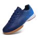 Nuove scarpe da calcio indoor per ragazzi con suola in pelle bovina, scarpe da calcio a 5 con fondo piatto_voghion.com