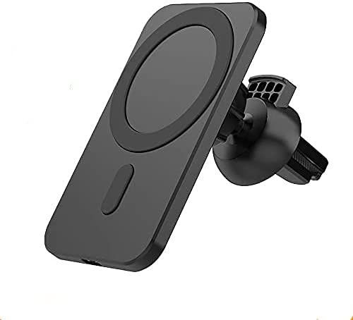 15W magnetski bežični punjač za automobil, bežični punjači za MagSafe iPhone 12 Pro Max Mini, držač za pametne telefone, stanica za brzo punjenje_voghion.com