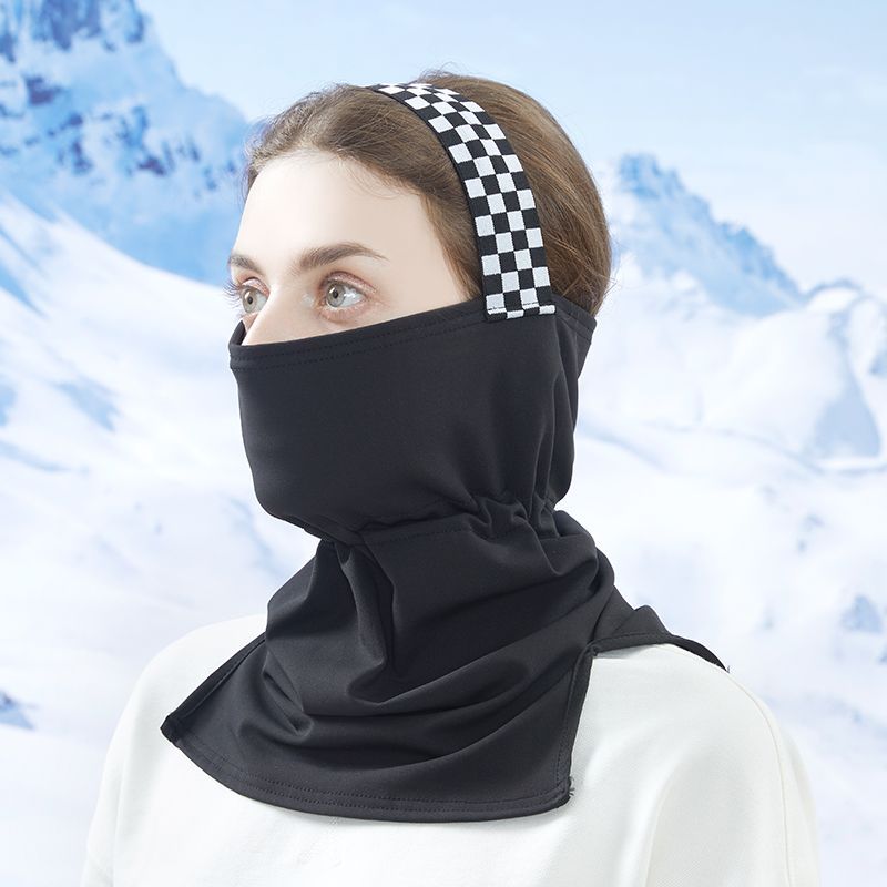 Ski Mask Winter Cold-Proof Windproof Slimming Quick-Dry Neck Warmer Face Protection Ear Hanging Head Cover Wind Blocking_voghion.com
