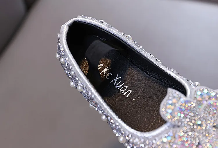 Dziewczynka Dziewczynka Księżniczka Diament Pojedyncze Buty Buty do Tańca Pokazowego_voghion.com