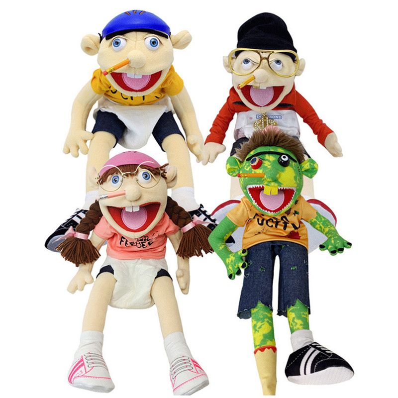 Jeffy Hand Puppet Toy With Tops Shoes Adventure Game Plushies Role-Play Toy Imaginative Pretend Play Storytelling Prop Halloween Christmas Gift_voghion.com
