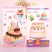 Lillian HK-S67 Korean Version Cake 3D Student Birthday Blessing Greeting Message Card_voghion.com