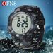 Sport Digital Watch With 50m Waterproof, LED Backlight, Alarm, Stopwatch, Military Camouflage Design For Outdoor Swimming And Daily Wear_voghion.com