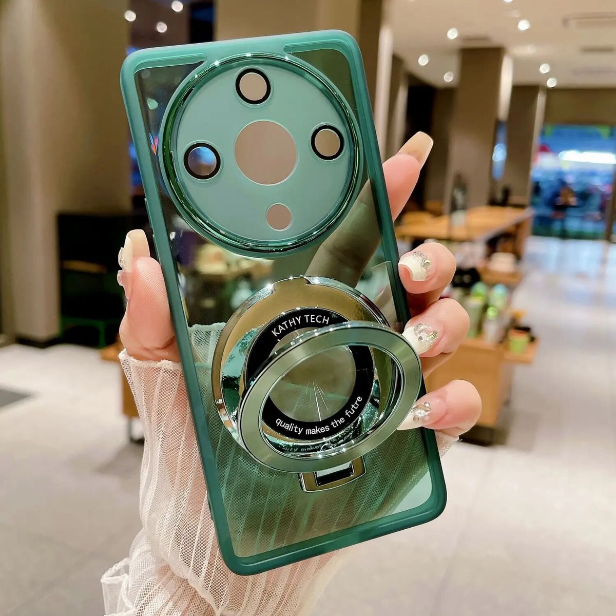 Custodia protettiva posteriore magnetica morbida X8B con supporto ad anello per Huawei Honor X9A X9B X7B 8B_voghion.com