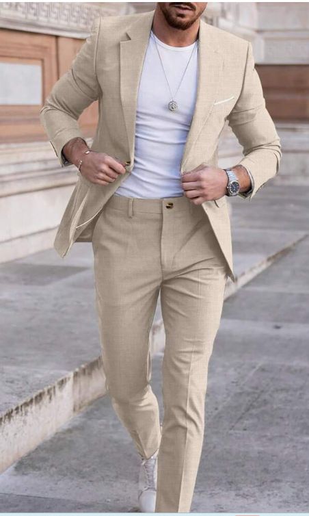 Herrenbekleidung Lässige, lockere Reversanzüge_voghion.com