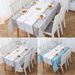 Japanese style home tablecloth ins tablecloth anti scald, waterproof, oil resistant, and wash free PVC checkered coffee_voghion.com