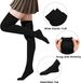 Calcetines altos de algodón para mujer, cálidos, por encima de la rodilla, largos, calentadores de piernas, calcetines para botas._voghion.com