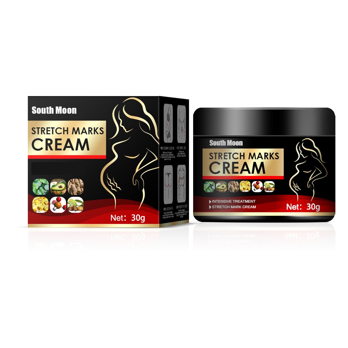 South Moon bőrápoló krém női szülés utáni izomhidratáló hidratáló testápoló mindennapi ápoló krém_voghion.com