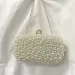 Womens Pearl Clutch Bag Crystal Evening Wedding With Chain Handbag Party Wallet 250314l_voghion.com