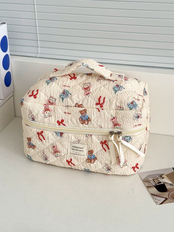 Kadın Kozmetik Çantası Taşınabilir Büyük Kapasiteli Elde Taşınabilir Düzenleyici Tuvalet Çantası 2025 Sonbahar/Kış Yeni_voghion.com