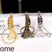 Zakka Vintage Paris Eiffel Tower Keychain Tower Pendant Keychain Small Gift_voghion.com