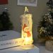 Christmas candle light simulation candle atmosphere light built-in printing LED candle light electronic holiday decoration ornament_voghion.com