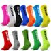 Performance Football Socks – Anti-Slip Silicone Grip, Quick-Dry & Cushioned Terry Sole – Unisex Mid-Crew Sports Socks For Soccer, Running & Training_voghion.com