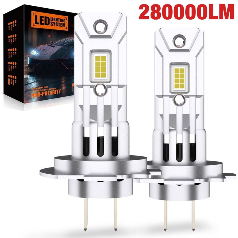 380000LM LED Headlight Bulb 16pcs CSP 3570 Chips For Car Headlamp Auto Diode Lamp Canbus Mini H7 Turbo Led Light 360W_voghion.com