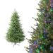 Christmas Decorations, European-style LED Two-color Lights Simulate Natural Fir Christmas Tree Ornaments_voghion.com