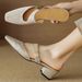 Französischer Stil Mid-Block Heel Closed-Toe für Frauen 2025 Neue Casual Outdoor Sommer Lazy Mules Sandalen_voghion.com