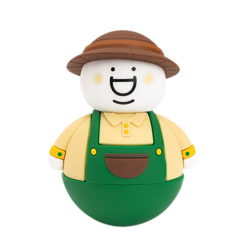 Petit gobelet bleu, son ami fermier, mignon, amusant, créatif, décoration de bureau, cadeau d'anniversaire pour hommes et femmes_voghion.com