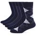 Women's Socks Large Size Diamond Stripes Solid Color Business_voghion.com